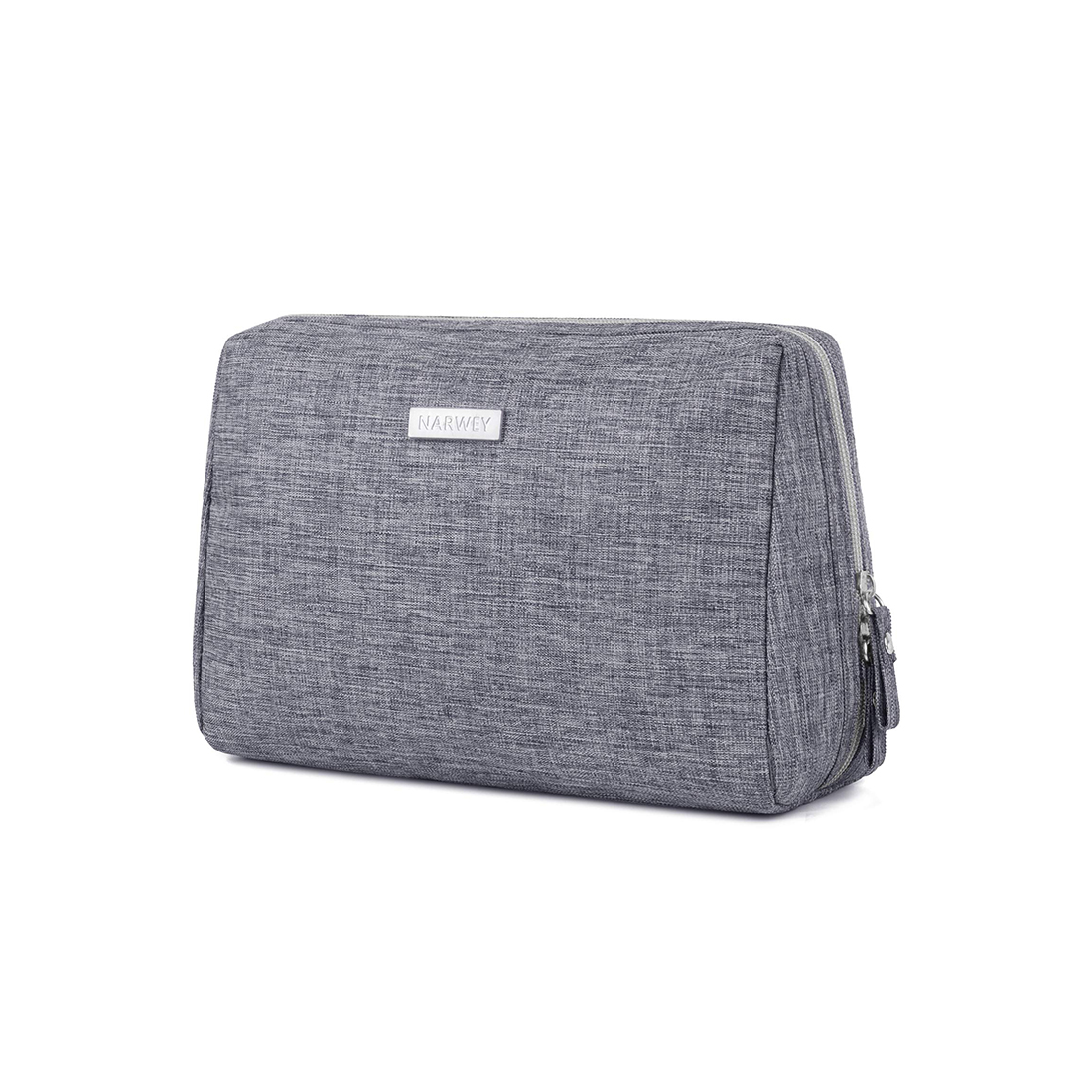 Stripe White Fabric Tote Cosmetic Bag — изображение 2